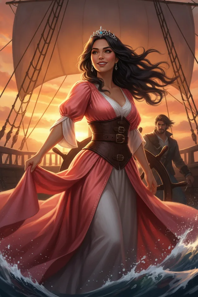The runaway: a painted story scene